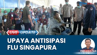 KKP Tunon Taka Nunukan Mengecek Suhu Tubuh Penumpang dari Tawau untuk Antisipasi Flu Singapura