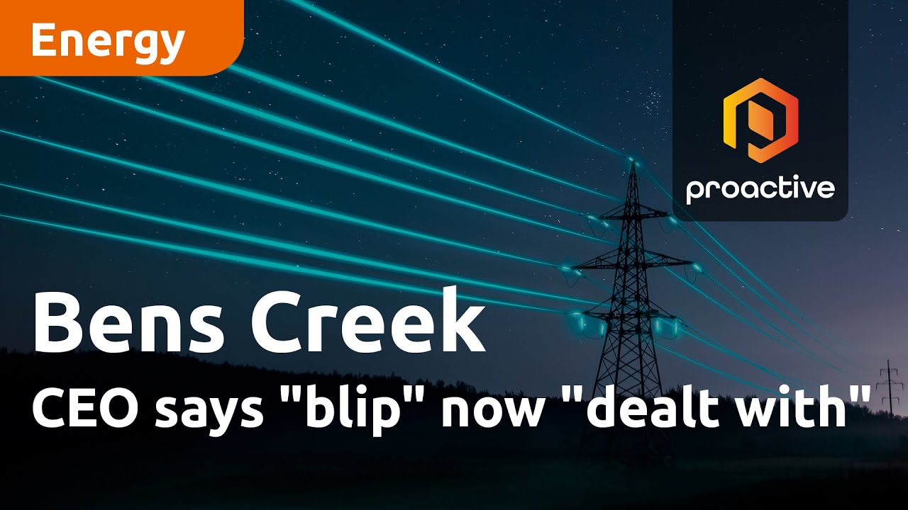 Bens Creek Group CEO says "blip" now "dealt with"