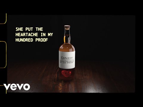 ERNEST - Heartache In My 100 Proof (feat. Jake Worthington) (Lyric Video)