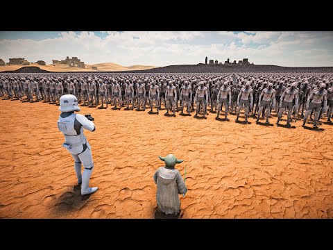 MASTER YODA & STORMTROOPER VS 1,000,000 ZOMBIES - Ultimate Epic Battle