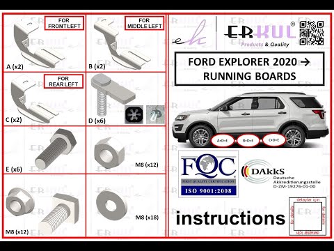 Боковые Подножки Tayga Grey (2 шт., Алюминий) Video 1