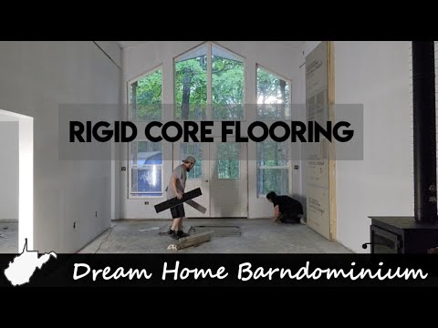 Rigid Core Flooring in our BARNDOMINIUM