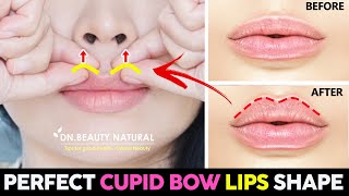 3 Steps How to Get Perfect Cupid Bow Lips shape | Fix uneven Upper lips, uneven Cupid Bow Lips