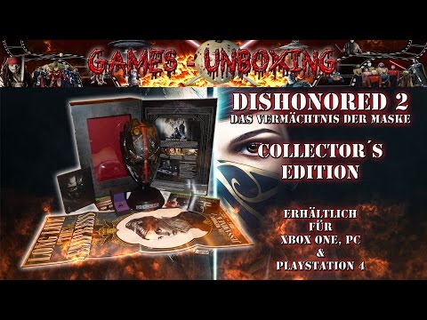 Unboxing - Dishonored 2 - Collector´s Edition für Xbox One, PC & PS4