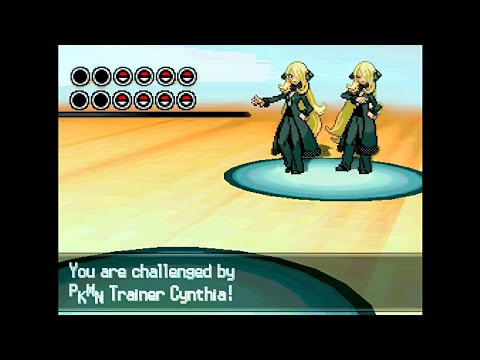 Pokemon Pitch Black 2 - Sinnoh Champion Cynthia @ Route 9 Mall (6v8 Singles B2B, Hard Mode)