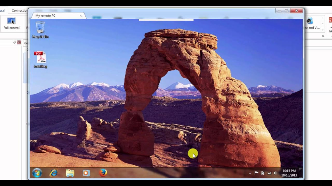 Remote Access with Remote Printing