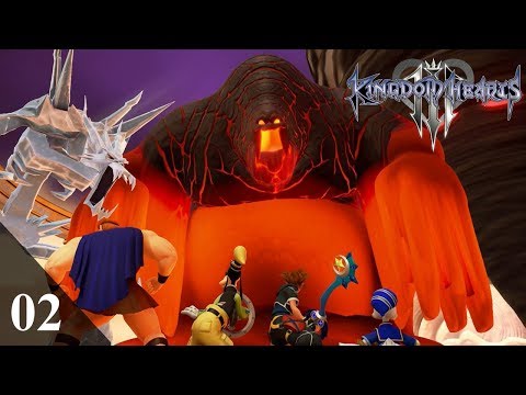 Kingdom Hearts 3 (PS4) 100% Complete Walkthrough Part 02: Olympus