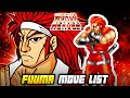 FUUMA KOTARO MOVE LIST World Heroes 1 WH1