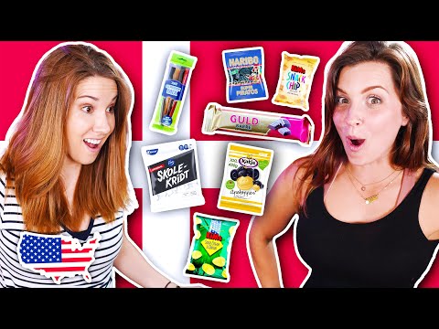 American Girls Try Weird Danish Candy for the First Time