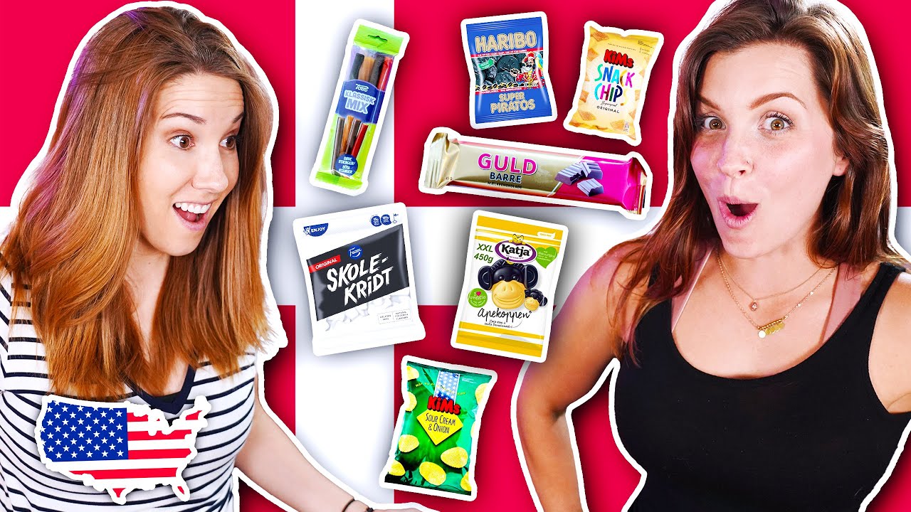 American Girls Try Weird Danish Candy for the First Time