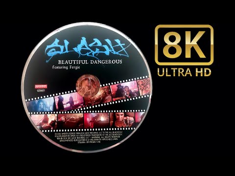 Slash Ft  Fergie  *  Beautiful Dangerous  *  Official Music Video  *  8K