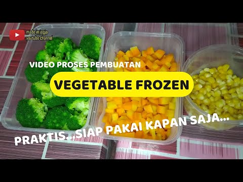, title : 'Video proses pembuatan Vegetable Frozen rumahan - Sayuran beku praktis siap digunakan kapan saja...'