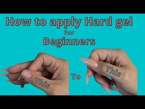 Hard Gel Application for Beginners | Real Time Step By Step Prep