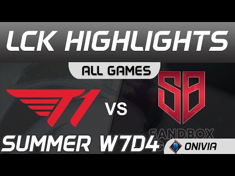 T1 vs SB Highlights ALL GAMES LCK Summer Season 2020 W7D4 T1 vs SANDBOX Gaming by Onivia
