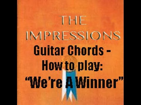 Curtis MayField - We're a Winner - Guitar Tutorial
