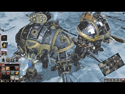 "BIGGEST WARHAMMER 40K BATTLE: Imperial Knights vs Orks Gameplay"