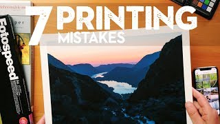 7 PHOTO PRINTING MISTAKES to AVOID (with examples)
