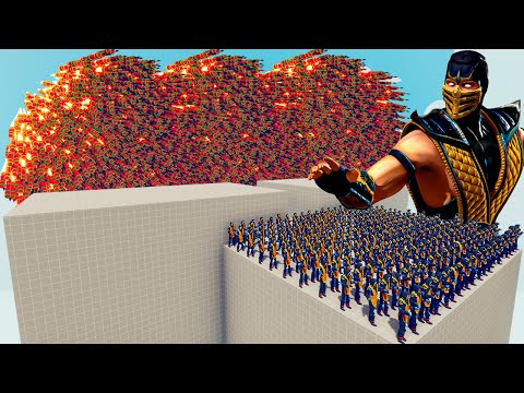 200x SCORPION + 1x GIANT vs EVERY GOD - Totally Accurate Battle Simulator TABS