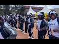 TEACHERS PERFORMING ON KIDS SPORTS DAY FUN JOYFUL MOMENTS AT THE SCHOOL