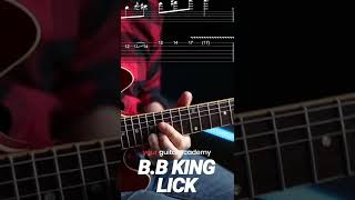 Try This B.B King Lick! #guitarlesson