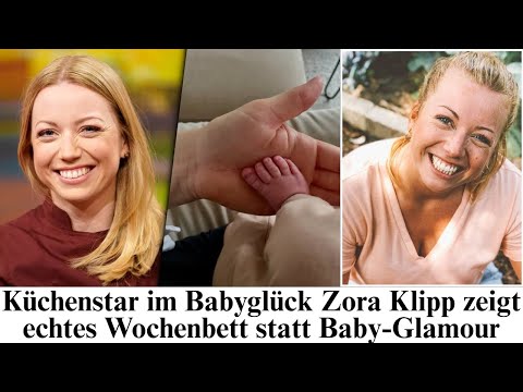 Culinary star Zora Klipp, now blissfully pregnant, shows the real postpartum period instead of ba...