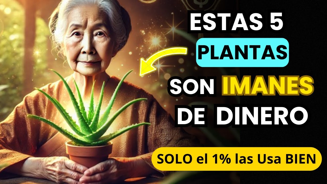 ¡ADIÓS DEUDAS! | Siembra Estas 5 Plantas AHORA para Atraer MUCHO Dinero | Feng Shui
