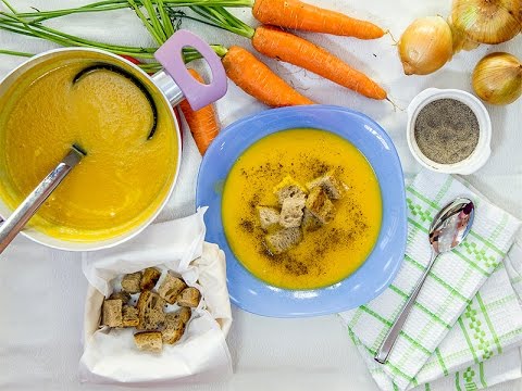 Video thumbnail: Supë Krem me Karotë dhe Xhenxhefil