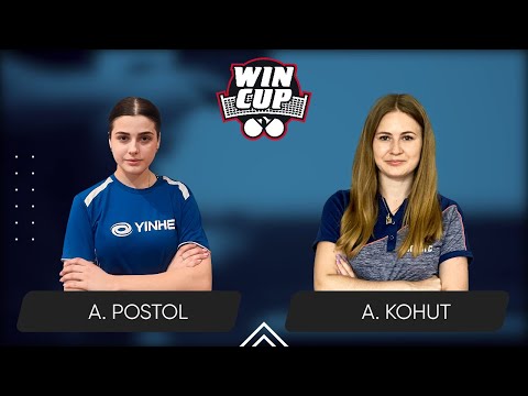 09:00 Anastasiia Postol - Alina Kohut West 1 WIN CUP 06.01.2024 | TABLE TENNIS WINCUP