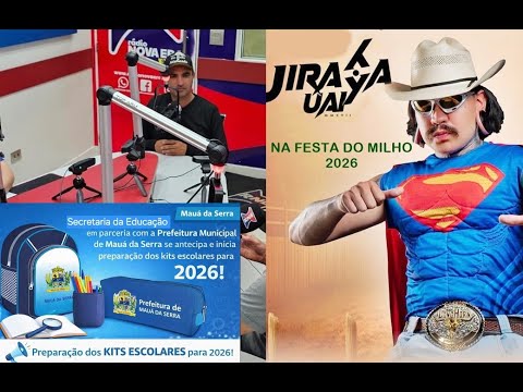MAUÁ DA SERRA – Prefeito Giva Lopes anuncia kits escolares e a 1ª atração nacional da Festa do Milho