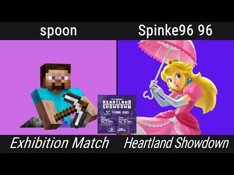 Heartland Showdown 2024 Exhibition Match - spoon (Steve) vs Spinke96 96 (Peach) - Side Stream