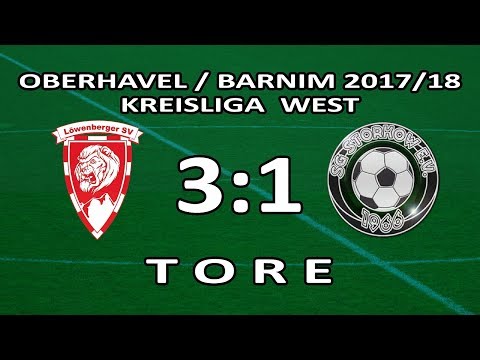 LÖWENBERGER SV - SG STORKOW 3:1 - Tore [KL West 2017/18 - 16.Spieltag]