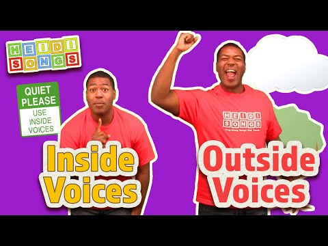 Outside Voices, Inside Voices Song - Music for Classroom Management