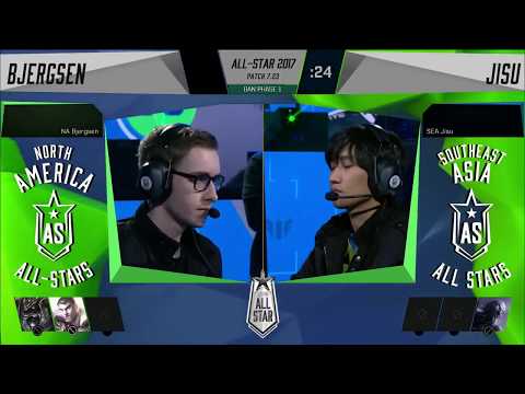 BJERGSEN  Zoe vs JISU Draven    1v1 All Stars 2017
