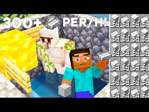 KOLAY ZOMBİSİZ SINIRSIZ DEMİR FARMI !! Minecraft: Demir Farmı Nasıl Yapılır? l Minecraft Sistemler
