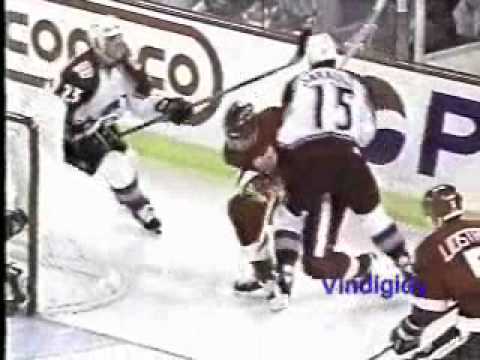 Sarault hit on Murphy 5/24/97 playoffs