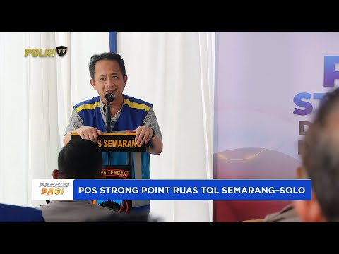 POLRES SEMARANG DAN TMJ RESMIKAN ''POS JALUR TOL'' PERSIAPAN PENGAMANAN NATAL DAN TAHUN BARU