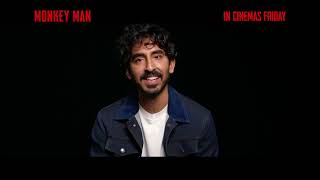 MONKEY MAN - Dev Patel on Culture - in cinemas Friday, book tickets now