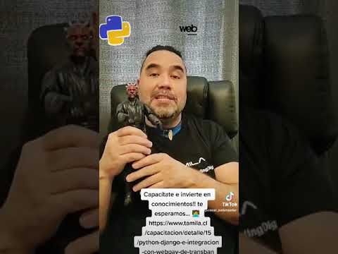 Tamila capacitación próximo curso, Python + Django + Integración de Webpay de Transbank 🧑‍💻