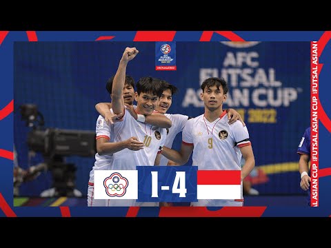 #ACFutsal2022 - Group C | Chinese Taipei 1 - 4 Indonesia