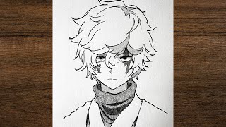 How to draw Gabimaru from Hell’s paradise / Drawing anime / pencil drawing 