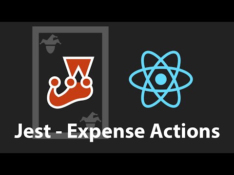React JS Jest Expense Actions