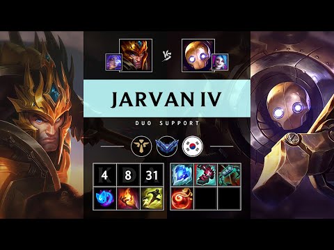 Jarvan IV Support vs Blitzcrank - KR Diamond Patch 25.17