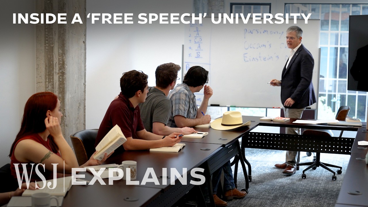 A Day at the 'Anti-Woke' University Funded by Billionaire Trump Backers | WSJ