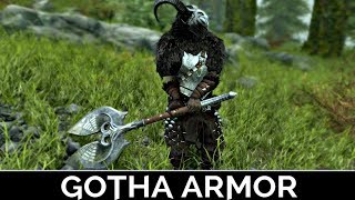 Skyrim Special Edition: ▶️Gotha Armor◀️ Mini Mod Showcase