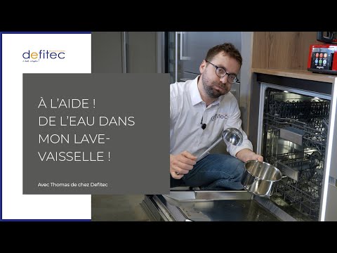 Water in the bottom of your dishwasher: What to do?