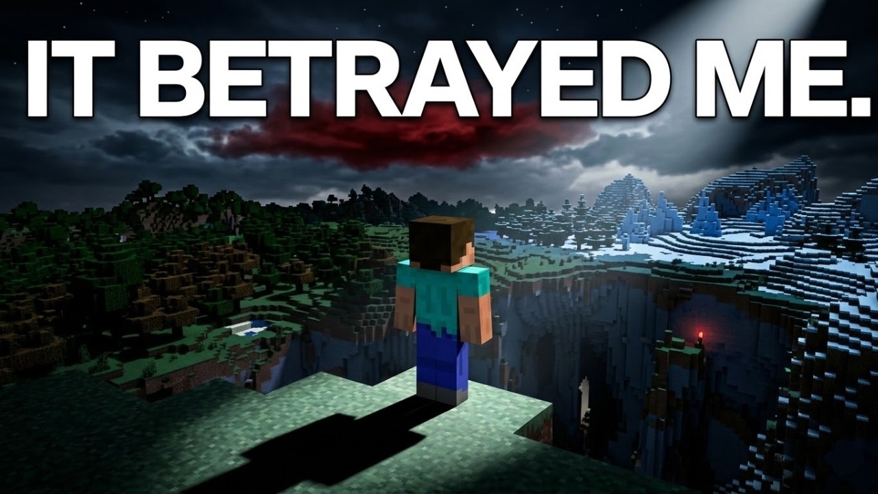My AI Ruined Our Minecraft Run Thumbnail