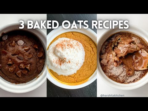 5 Baked Oats Recipes | i tried the BEST baked oatmeal recipes - Low Calorie Desserts for Breakfast!