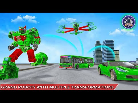 Bus Robot Car Game – Jet Robot Transforming Game