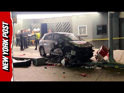 36 people injured after suspect drives car onto Los Angeles sidewalk