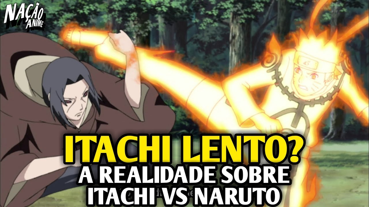 ITACHI VS NARUTO! PROVANDO QUE NARUTO NÃO ESTAVA PEGANDO LEVE! #itachi #naruto